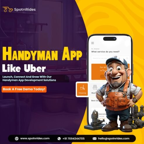 Build Your Uber For Handyman App With SpotnRides