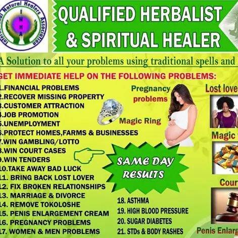 SPIRITUAL HEALER WITH LONG DISTANCE HEALING POWERS+27 74 116 2667