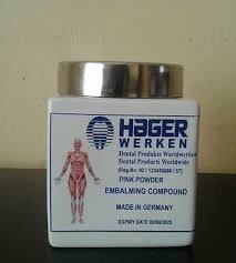 HAGER WERKEN EMBALMING POWDER DEALERS IN ACCRA-GHANA+27 63 480 9853
