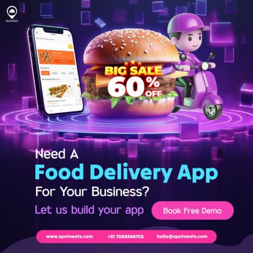 Food Delivery App with Upgraded AI Tech With SpotnEats