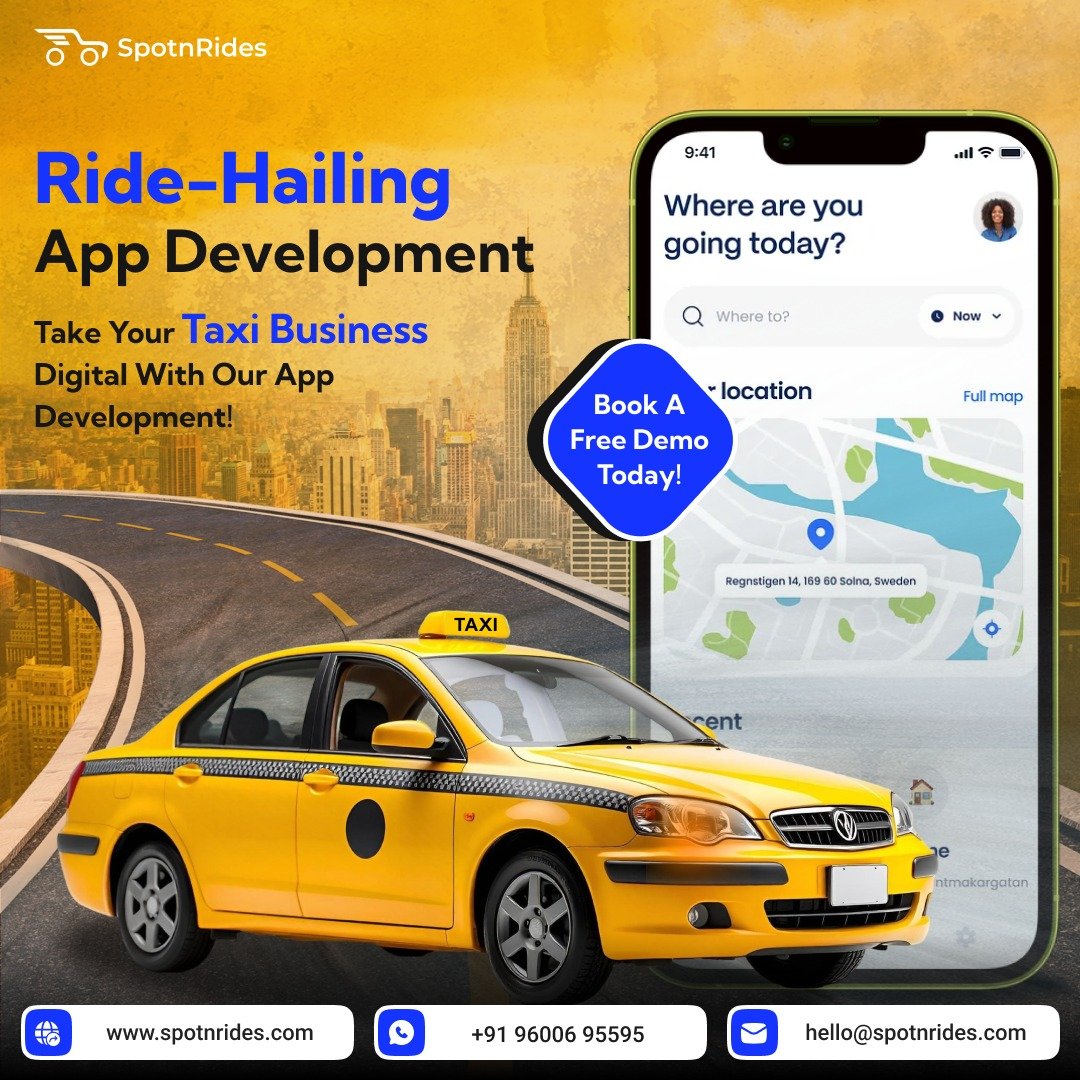 AI Taxi App with Advanced Admin Dashboard for Scalable Success | SpotnRides