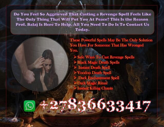 Revenge Spells vs. Karma Spells – Which One Works Best? Hire a Real Revenge Spell Caster Who Delivers Results Fast +27836633417