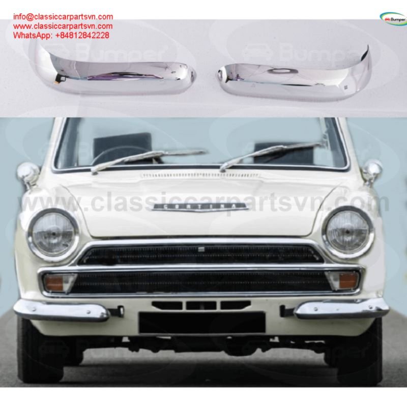 Ford Lotus Cortina MK1 front quarter bumpers