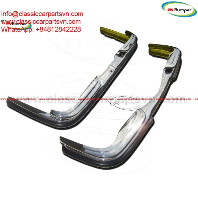 Mercedes W108 W109 EU Style Bumpers With Rubber