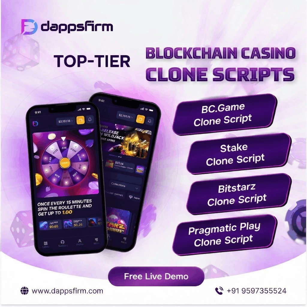 Blockchain Casino Clone Script Available With Free Demo for Startups